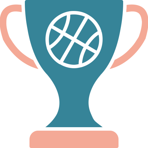 basketball-trophäe Generic color fill icon