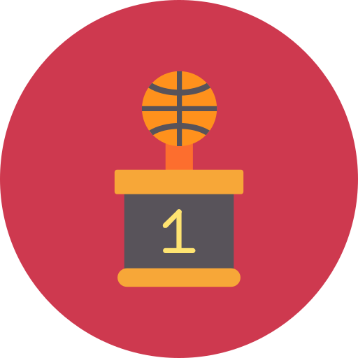 Basketball award Generic color fill icon