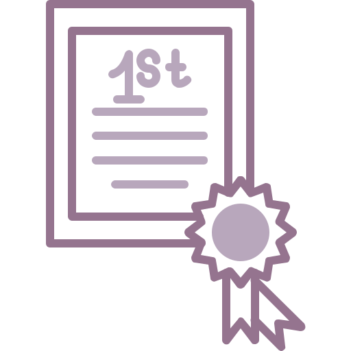 certificado Generic color outline icono