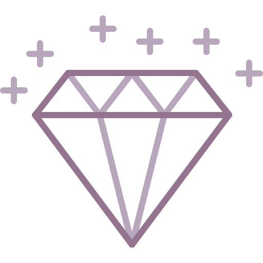 Алмаз Generic color outline иконка