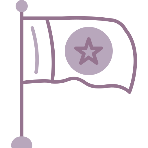 bandera Generic color outline icono