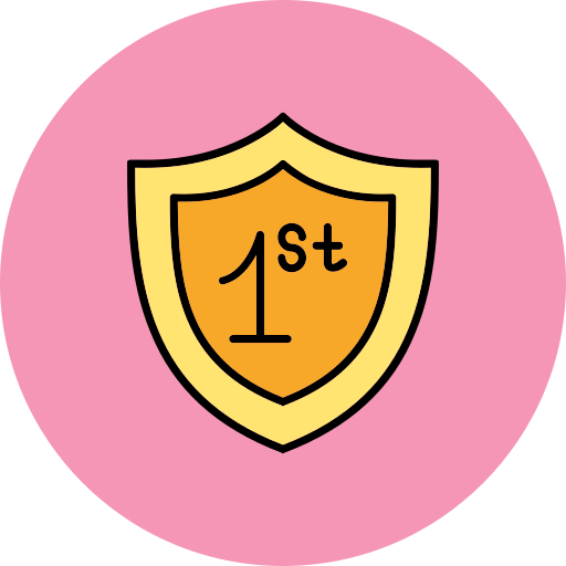 distintivo scudo Generic color lineal-color icona