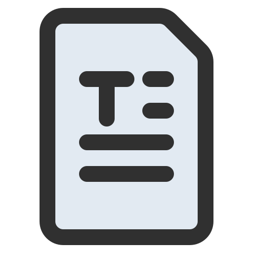 Text file Generic color lineal-color icon