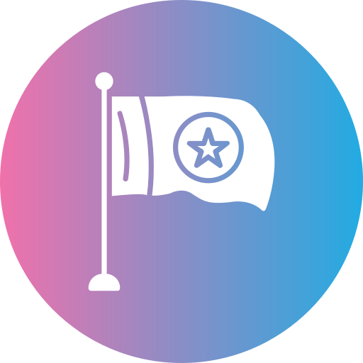 깃발 Generic gradient fill icon