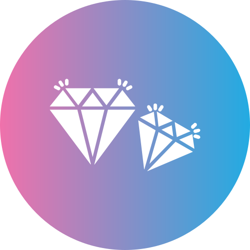 Diamond award Generic gradient fill icon