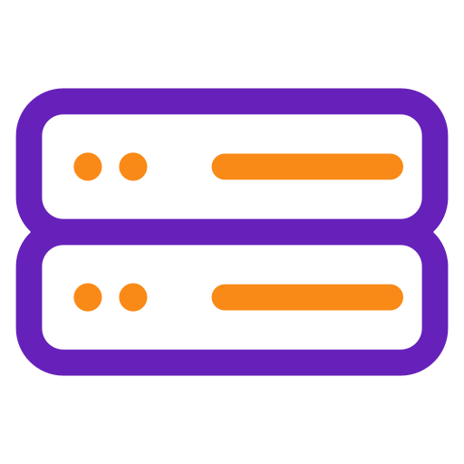 Server Generic color outline icon