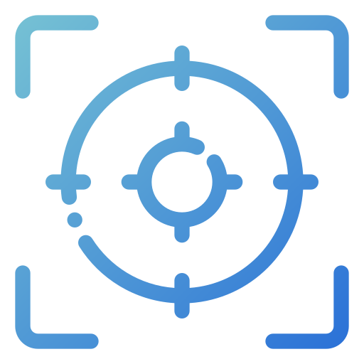 cible Generic gradient outline Icône