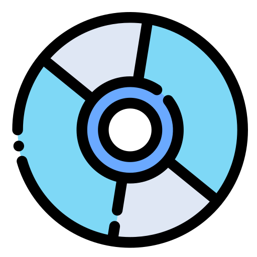 Compact disc Generic color fill icon