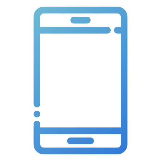 スマートフォン Generic gradient outline icon