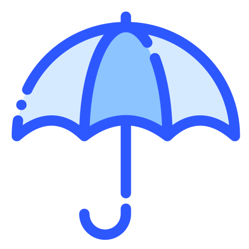guarda-chuva Generic color fill Ícone