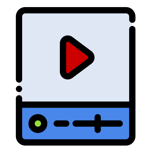 Media player Generic color fill icon