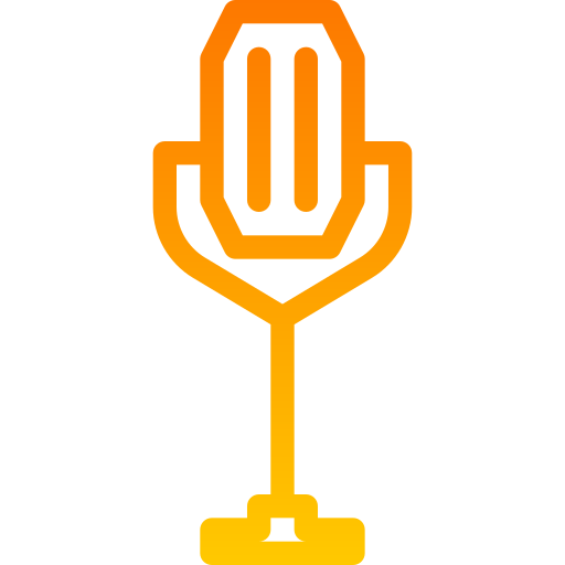 microphone Generic gradient outline Icône