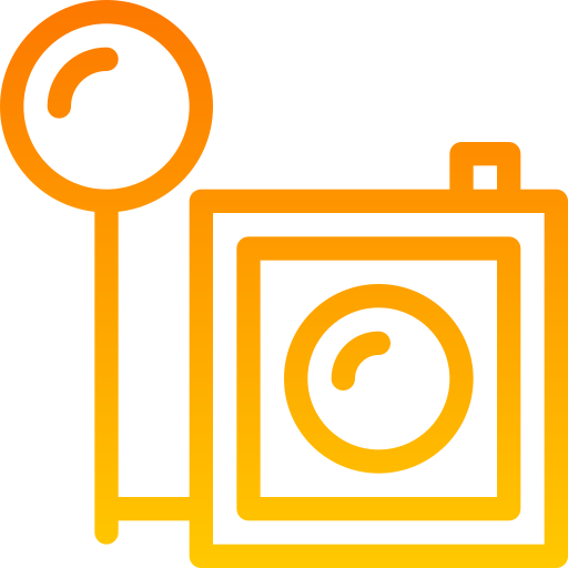 レトロなカメラ Generic gradient outline icon