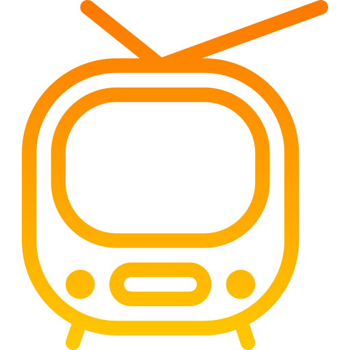 テレビ Generic gradient outline icon