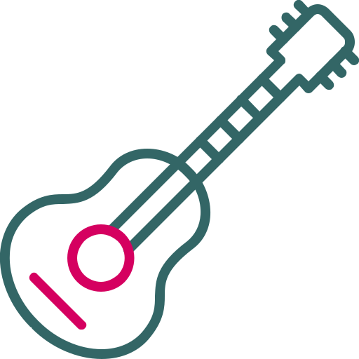 Guitar Generic color outline icon