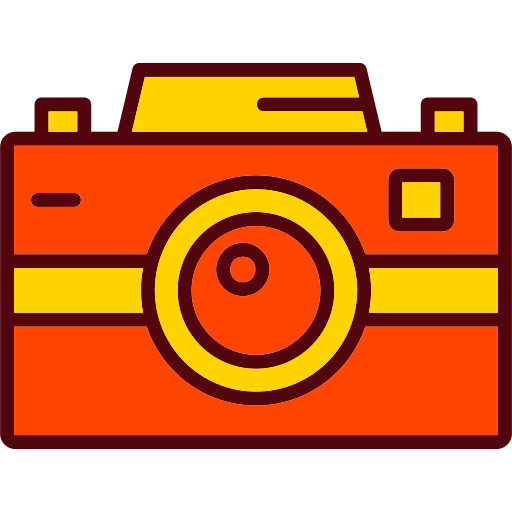 fotoapparat Generic color lineal-color icon