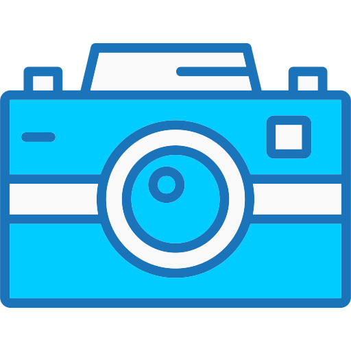 Photo camera Generic color lineal-color icon