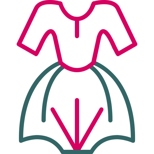 jurk Generic color outline icoon