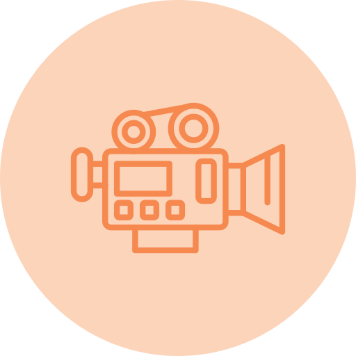 camcorder Generic color fill icon