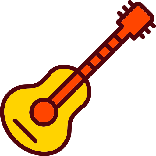 gitara Generic color lineal-color ikona