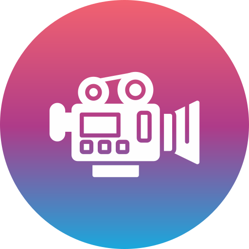 videocamera Generic gradient fill icona