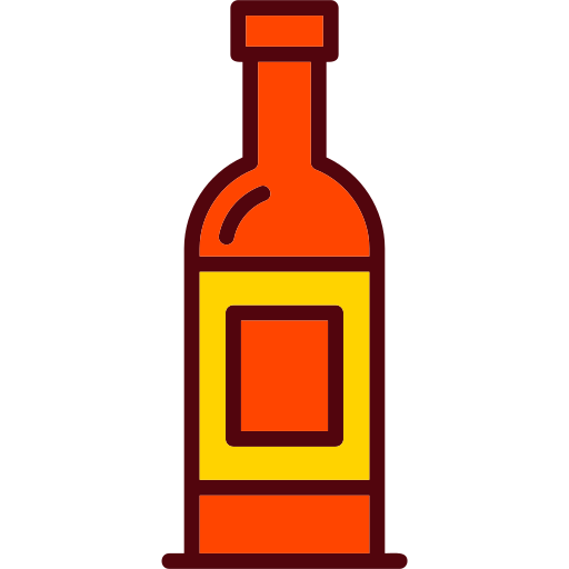 bottiglia di vino Generic color lineal-color icona
