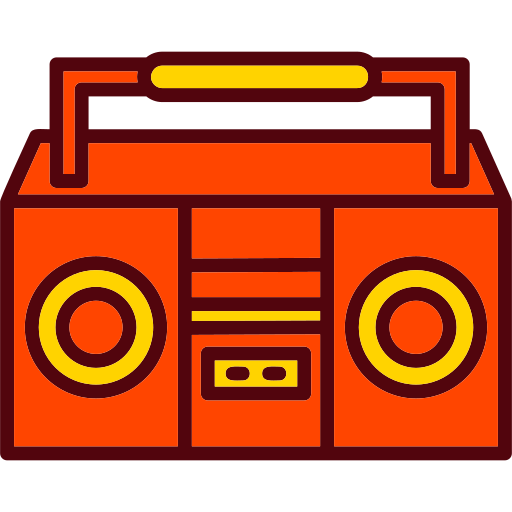 boombox Generic color lineal-color icona
