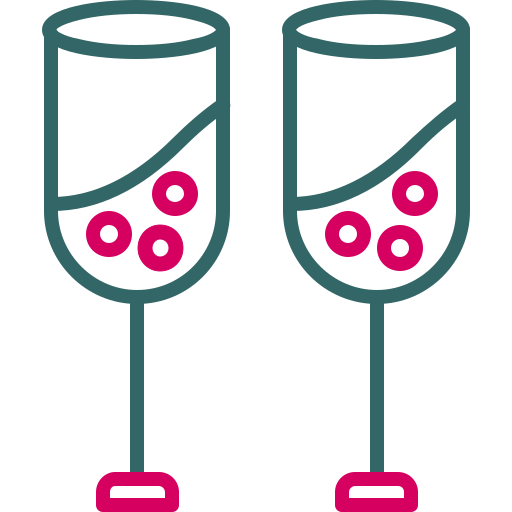 シャンパン Generic color outline icon