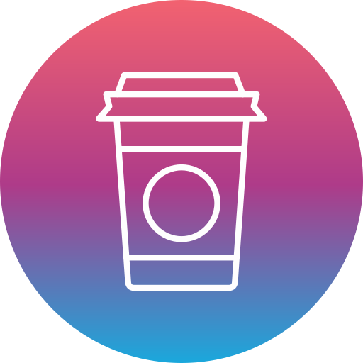 プラスチックカップ Generic gradient fill icon