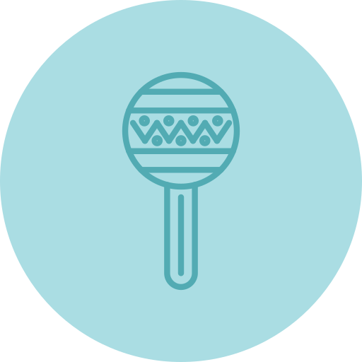 maracas Generic color fill icon