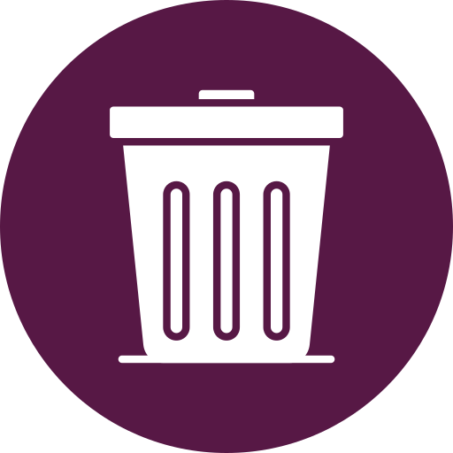 Trash Generic color fill icon