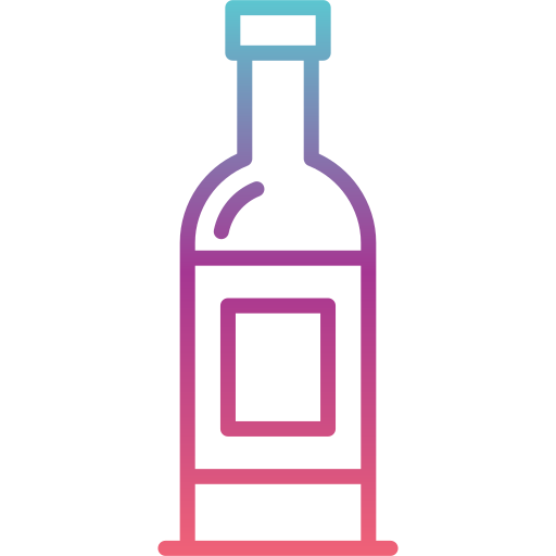bouteille de vin Generic gradient outline Icône