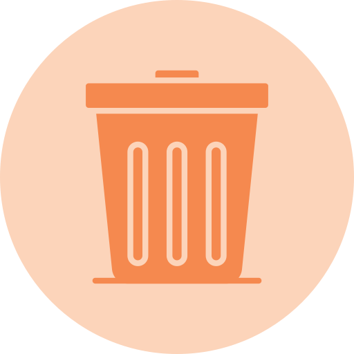 Trash Generic color fill icon