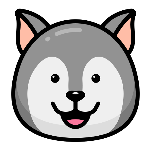wolf Generic color lineal-color icon
