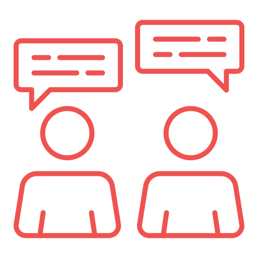 conversazione Generic color outline icona