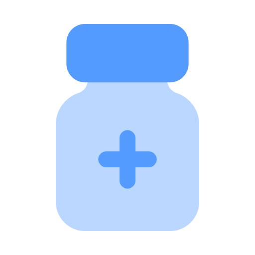 Pills bottle Generic color fill icon