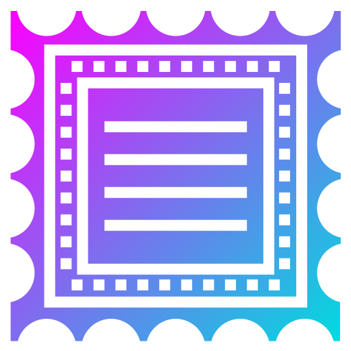 Stamp Generic gradient fill icon