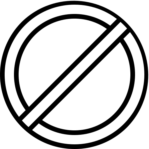 방해하지 마 Generic black outline icon