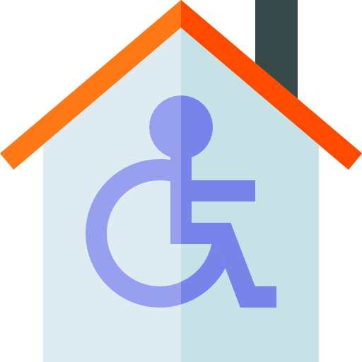 discapacitado Basic Straight Flat icono