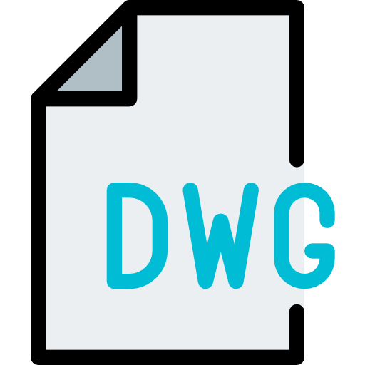 Dwg Pixel Perfect Lineal Color icon