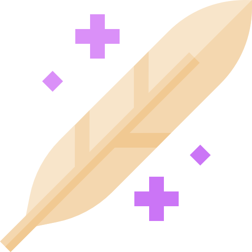 Feather Basic Straight Flat icon