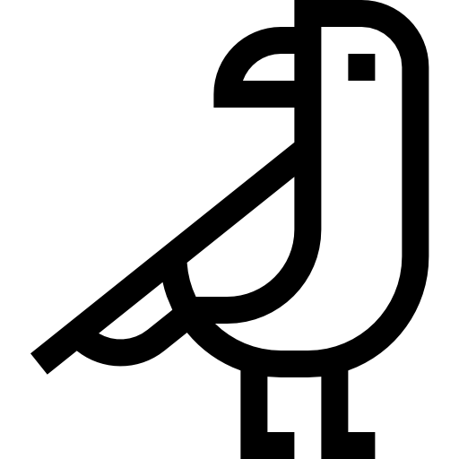 カラス Basic Straight Lineal icon