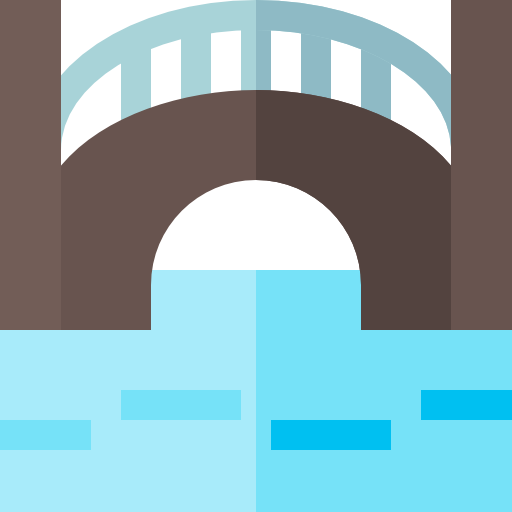 brücke Basic Straight Flat icon