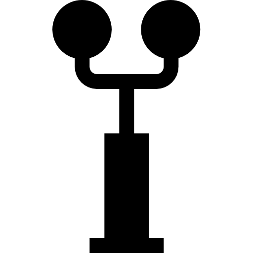 가로등 Basic Straight Filled icon