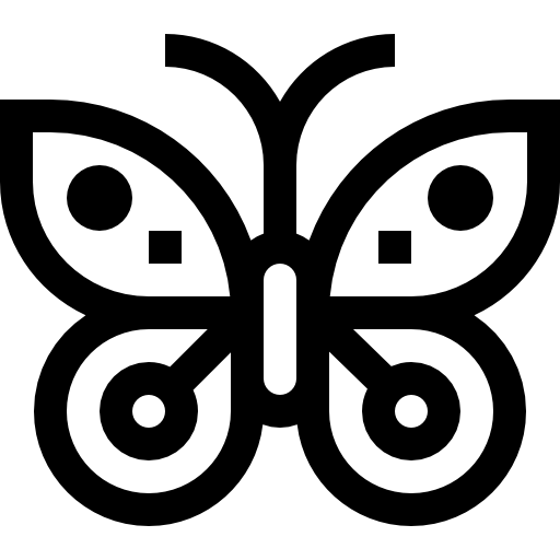 나비 Basic Straight Lineal icon