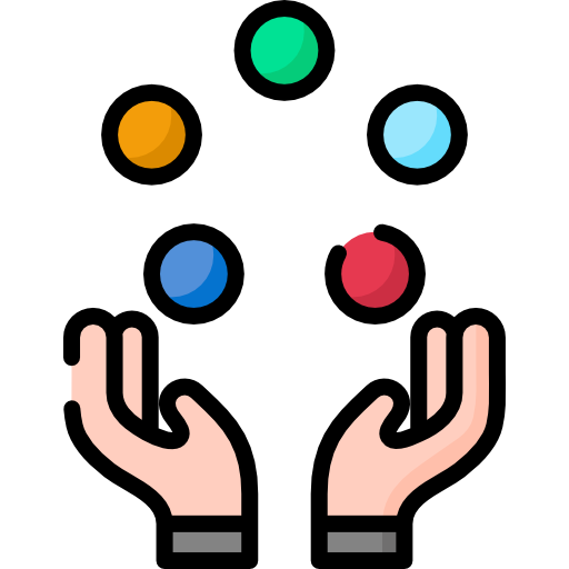 Żonglerka Special Lineal color ikona