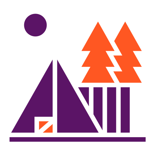 キャンプ Generic color fill icon