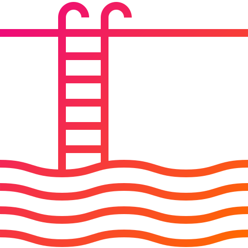 piscina Generic gradient outline icono