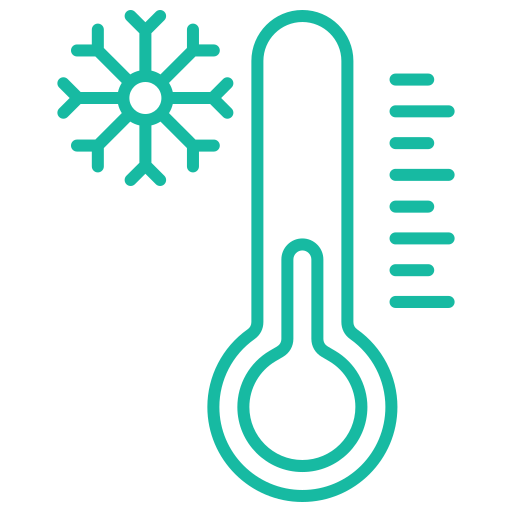 niska temperatura Generic color outline ikona