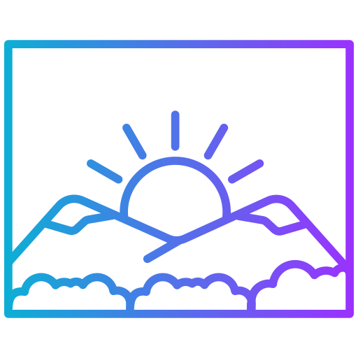 wschód słońca Generic gradient outline ikona